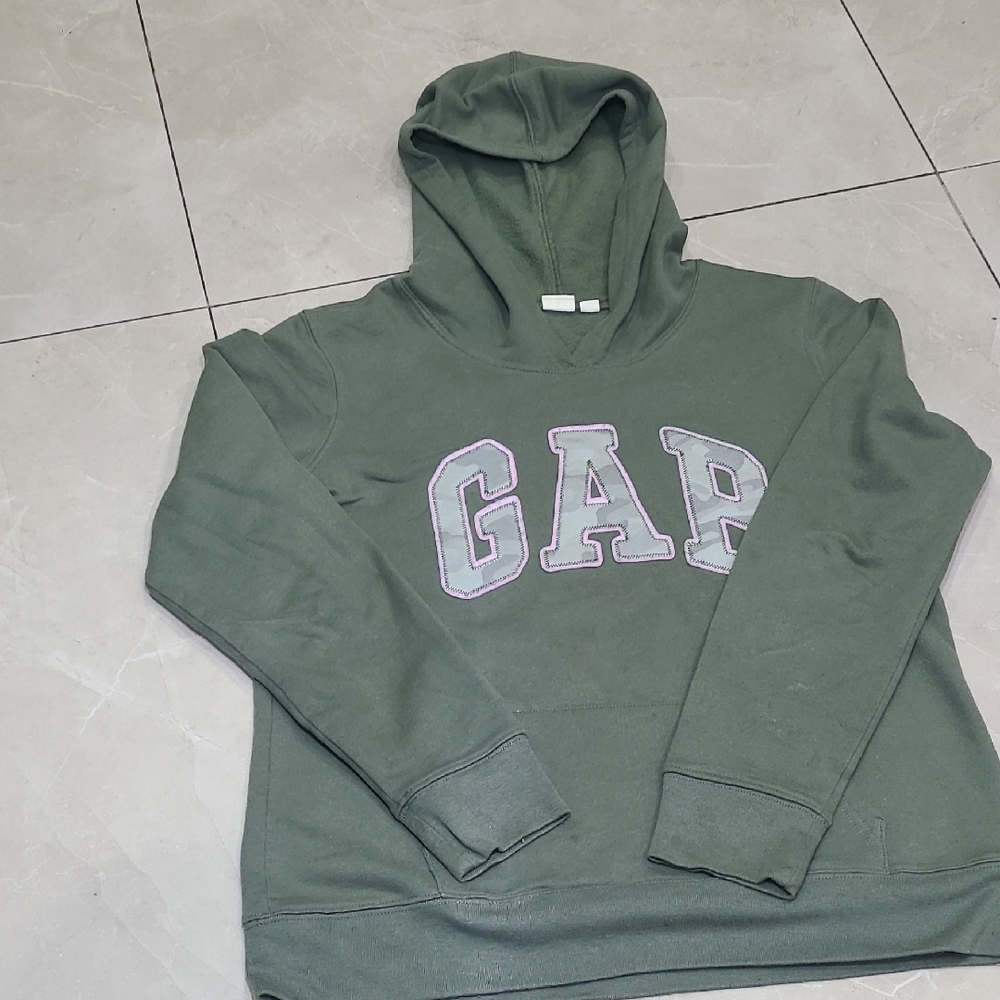 GAP Kid Olive Hoodie Sweater